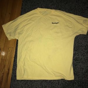 WCKDTHGHTS yellow men’s t-shirt
